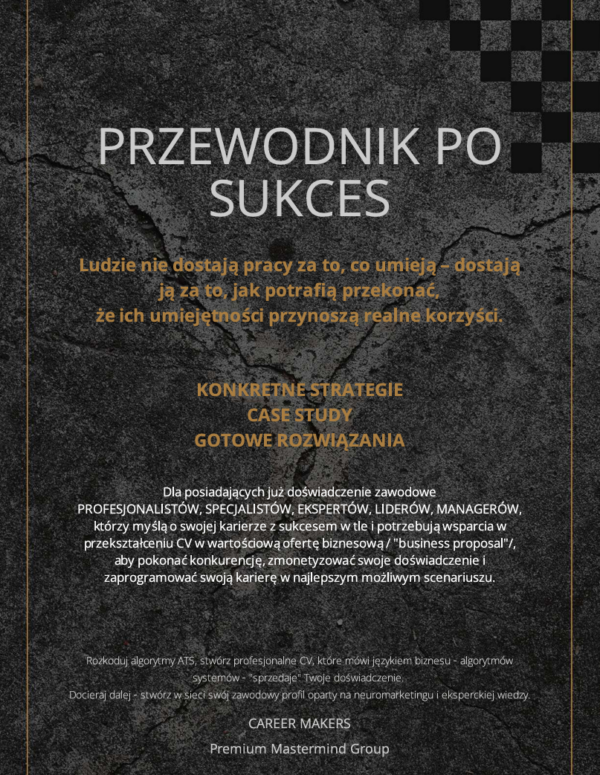 E-book PRZEWODNIK PO SUKCES